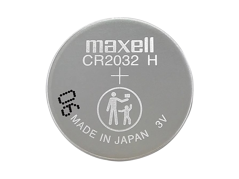 万胜纽扣电池CR2032H用于温湿度传感器，标称容量240mAh